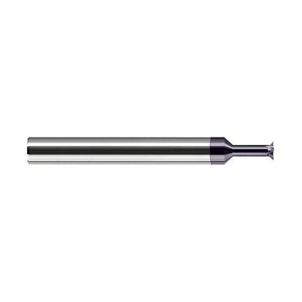 Harvey Tool 5/16 Head dia. x 0.055in. LOC x 1 in.Neck x 45 deg. per side Carbide Back Chamfer Cutter, 6 Flutes 938260-C3 - main